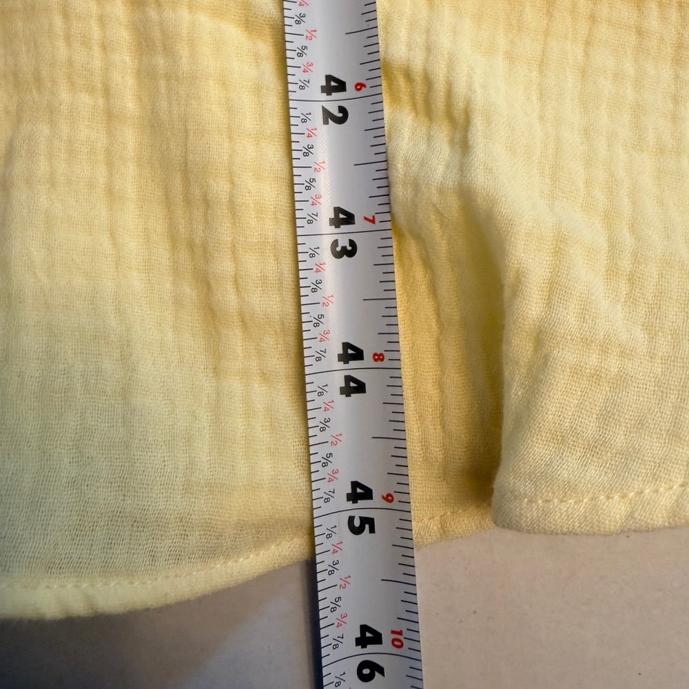 NWT Show Me Your Mumu Size Medium Around The World Maxi Dress Yellow Gauze - Picture 13 of 13